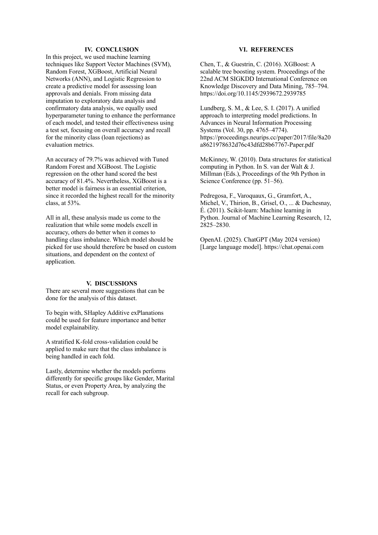 Predicting loan approvals with ML, page 6